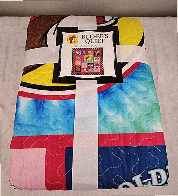 BUC-EE'S Quilt Blanket Full Queen 88X88 inch Tie Dye Soft Polyester Cover HTF