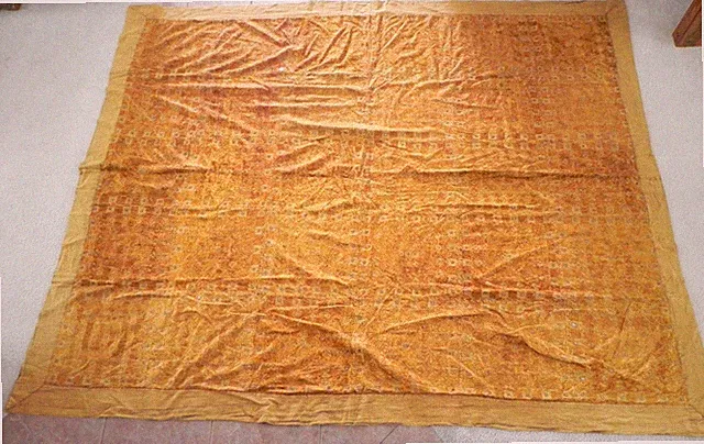 New 100% cotton Tie Dye Bedspread Embroidery Size 87"X102"