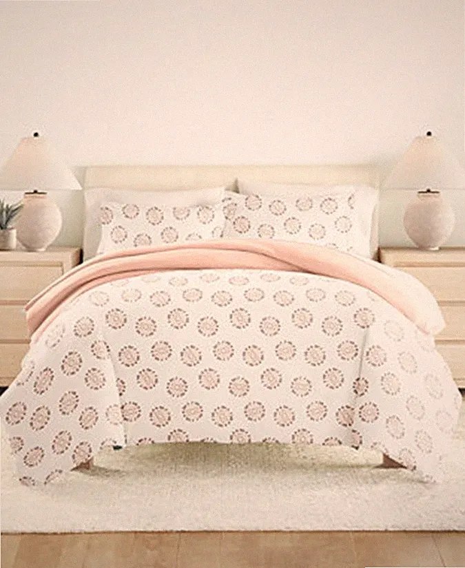 New KAYCIE GRAY Twin Duvet Cover Set 2 Piece Pink Star Tye Dye Twin XL