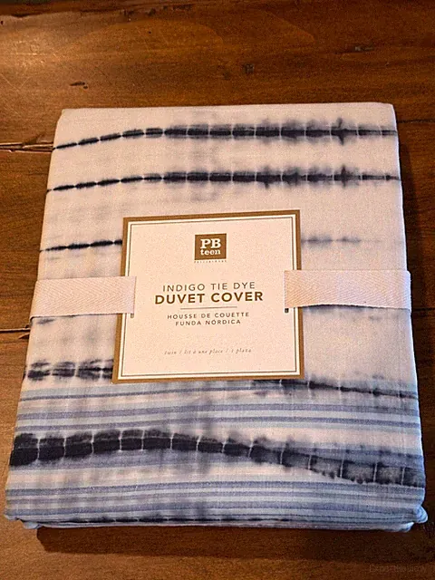 NWT Pottery Barn Teen INDIGO TIE DYE Duvet Cover Only TWIN Retail $99