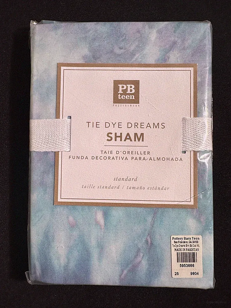 PB Teen Tie Dye Dreams Shams