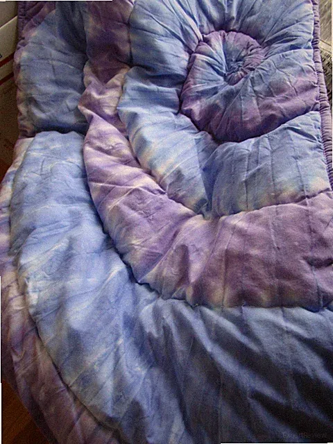 Pottery Barn Teen Dunes Tie - Dye quilted standard sham purple New