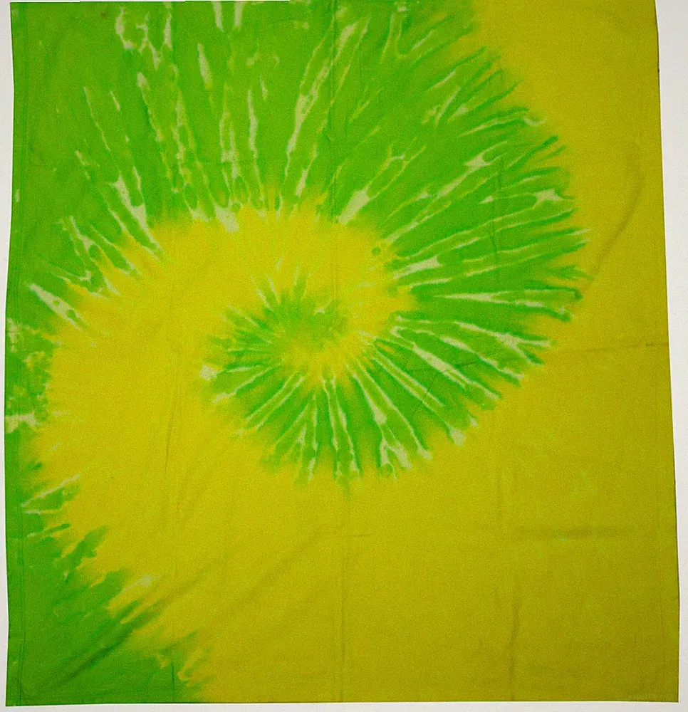 Tie Dye Multicolored Stadium Blankets Throw Blankets 50x60" 80% Cotton Fleece
