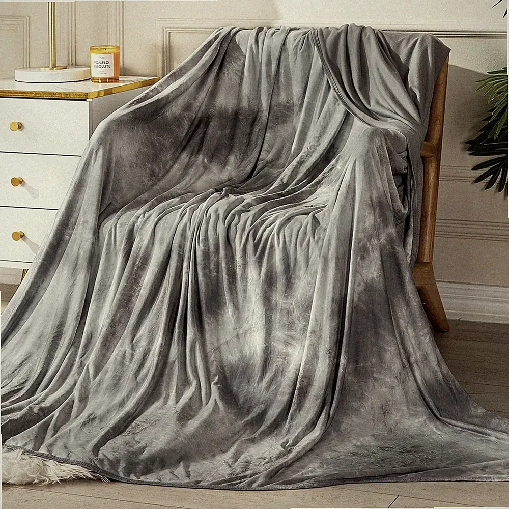 Topcee Cooling Throw Blanket for Night Sweats Decorative Tie Dye, Absorbs Hea